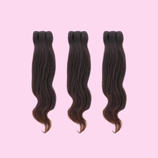 Raw Indian Wavy Human Hair Bundle Deal