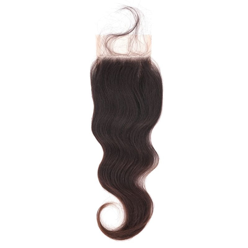 Raw Indian Wavy 5x5 Transparent Lace Closure